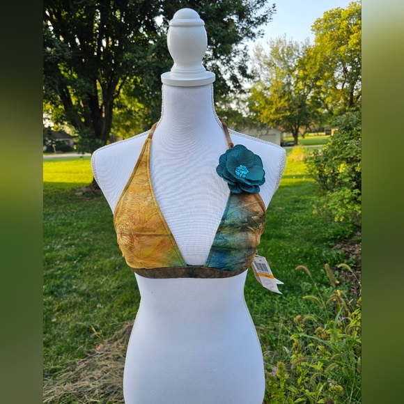 Lucky brand vintage bikini swim top small nwt - Picture 1 of 7